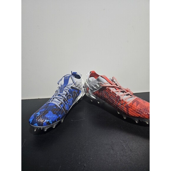 Under Armour Mens Blur Smoke 2.0 USA Freedom Football Cleats Size 13 3026341-100 main image 12